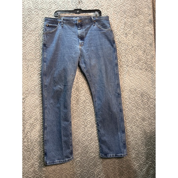 Vintage Wrangler Mens Jeans 38x32 Blue Denim Relaxed Fit Cotton‎ Blend